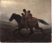 Eastman Johnson A Ride for Liberty -- The Fugitive Slaves oil